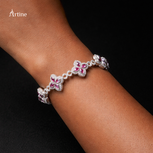 Ruby Petal Luxe Bracelet