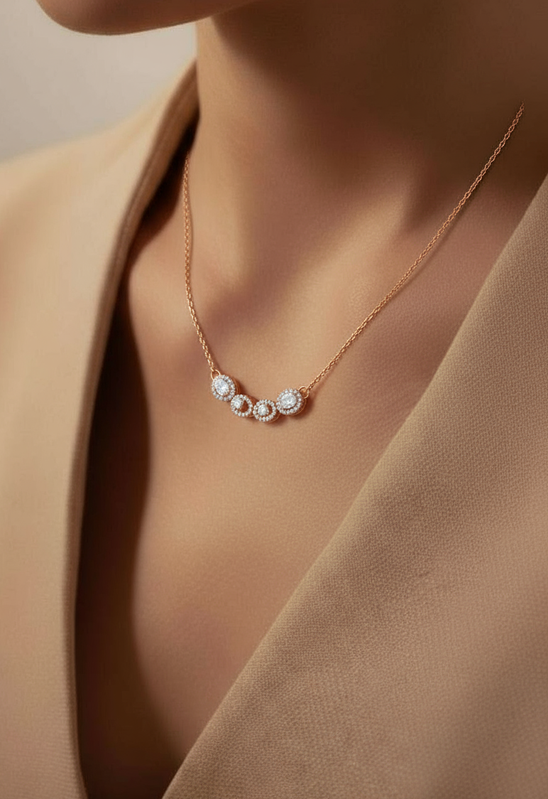 Crystal Embellished Necklace