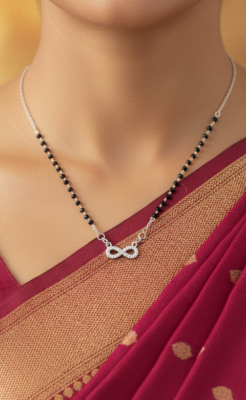 Wedding Special Silver Mangalsutra