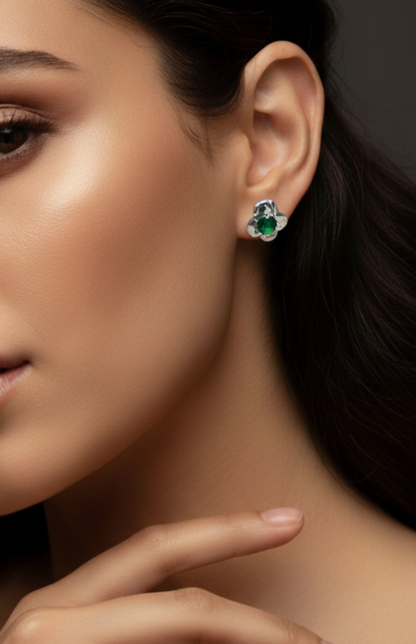 Silver Ethnic Earrings for Festivals