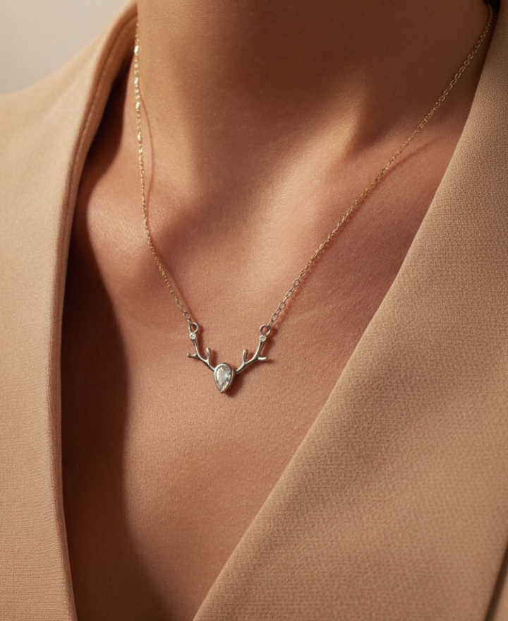 Minimal Lightweight 925 Silver Chain with Pendant