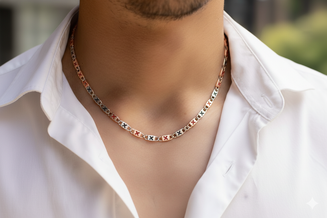 Interlocking Box Italian Chain