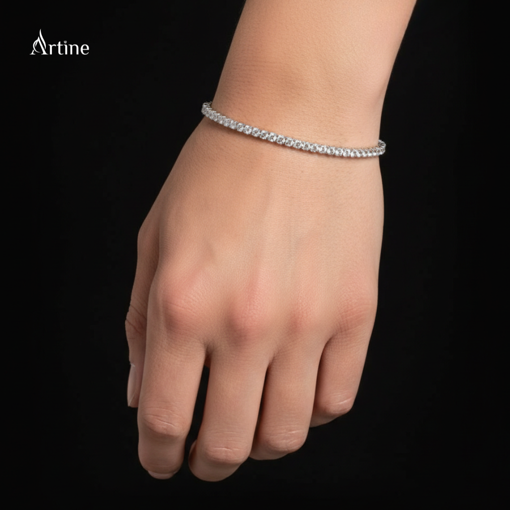 Starlight Diamond Tennis Bracelet