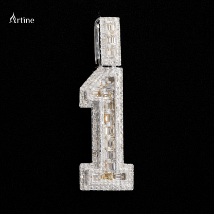 Chosen One Iced Number Pendant