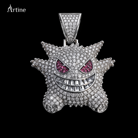 Iced Evil Star Character Pendant