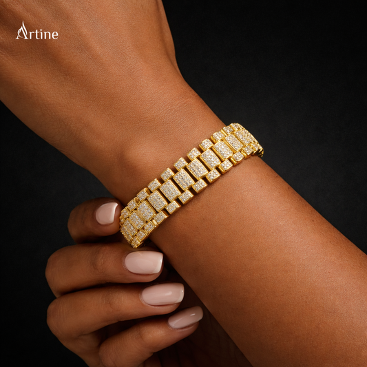 Golden Royale Diamond Bracelet