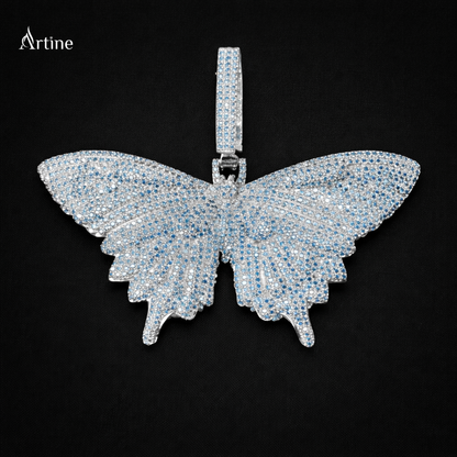 Arctic Lightning butterfly Pendant