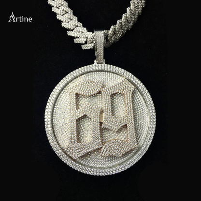 Iced 69 Medallion Pendant