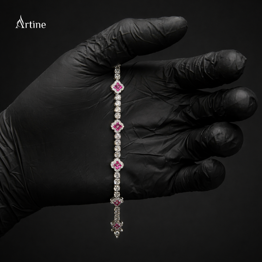 Rose Radiance Halo Bracelet