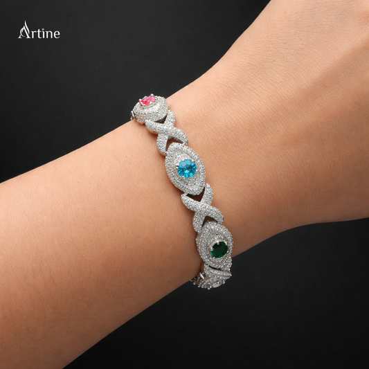 Imperial Radiance Multigem Bracelet