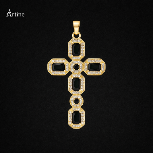 Midnight Royale Cross Pendant