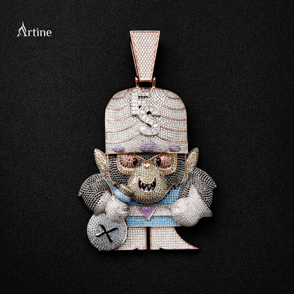 Iced Saint Money King Pendant