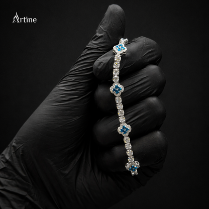 Sky Blue Halo Spark Bracelet