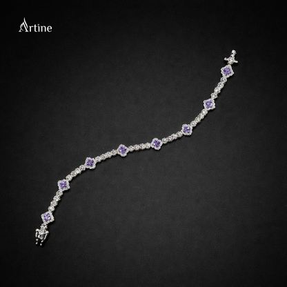 Lavender Halo Grace Bracelet