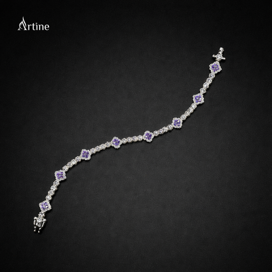 Lavender Halo Grace Bracelet