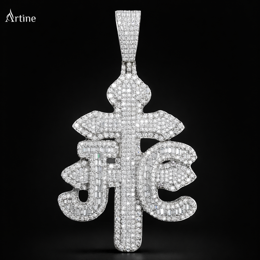 Bloom Iced Monogram Pendant