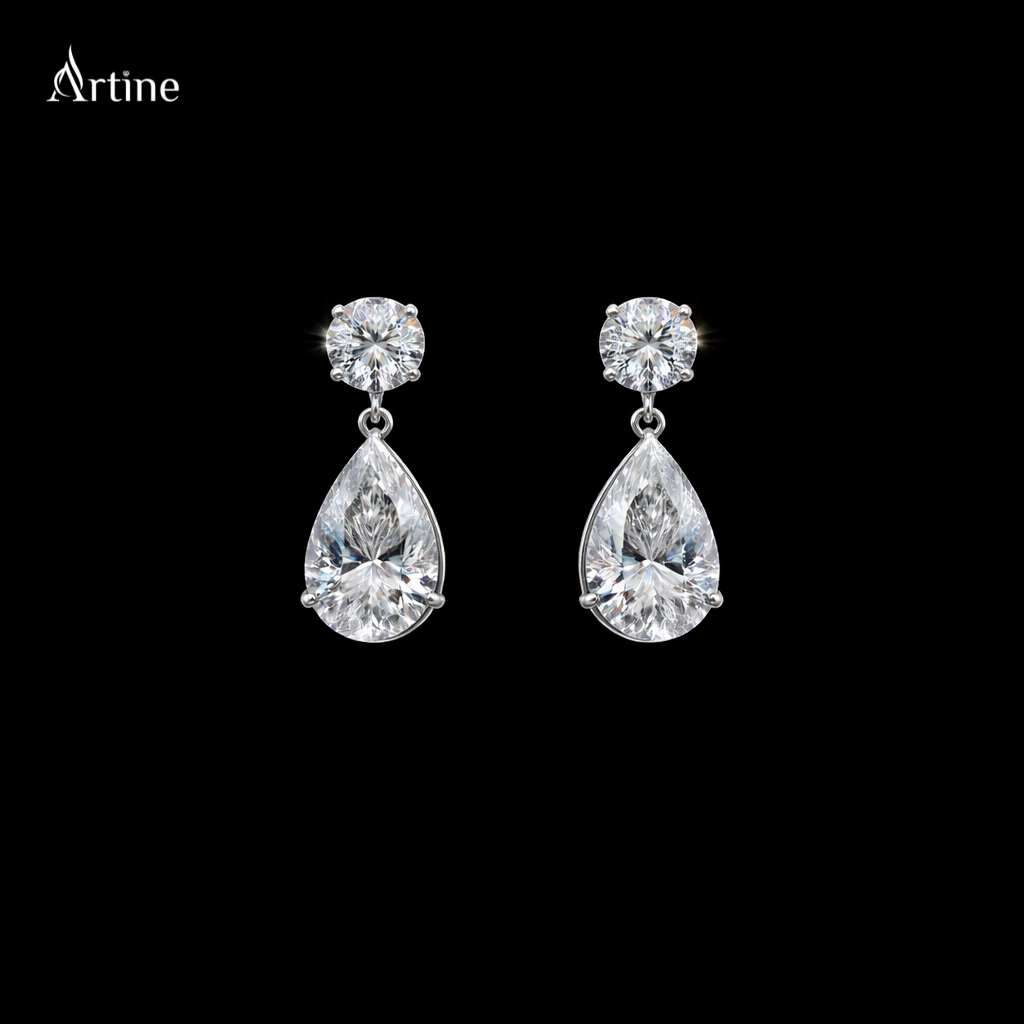 Royal Radiance Diamond Tennis Necklace Set