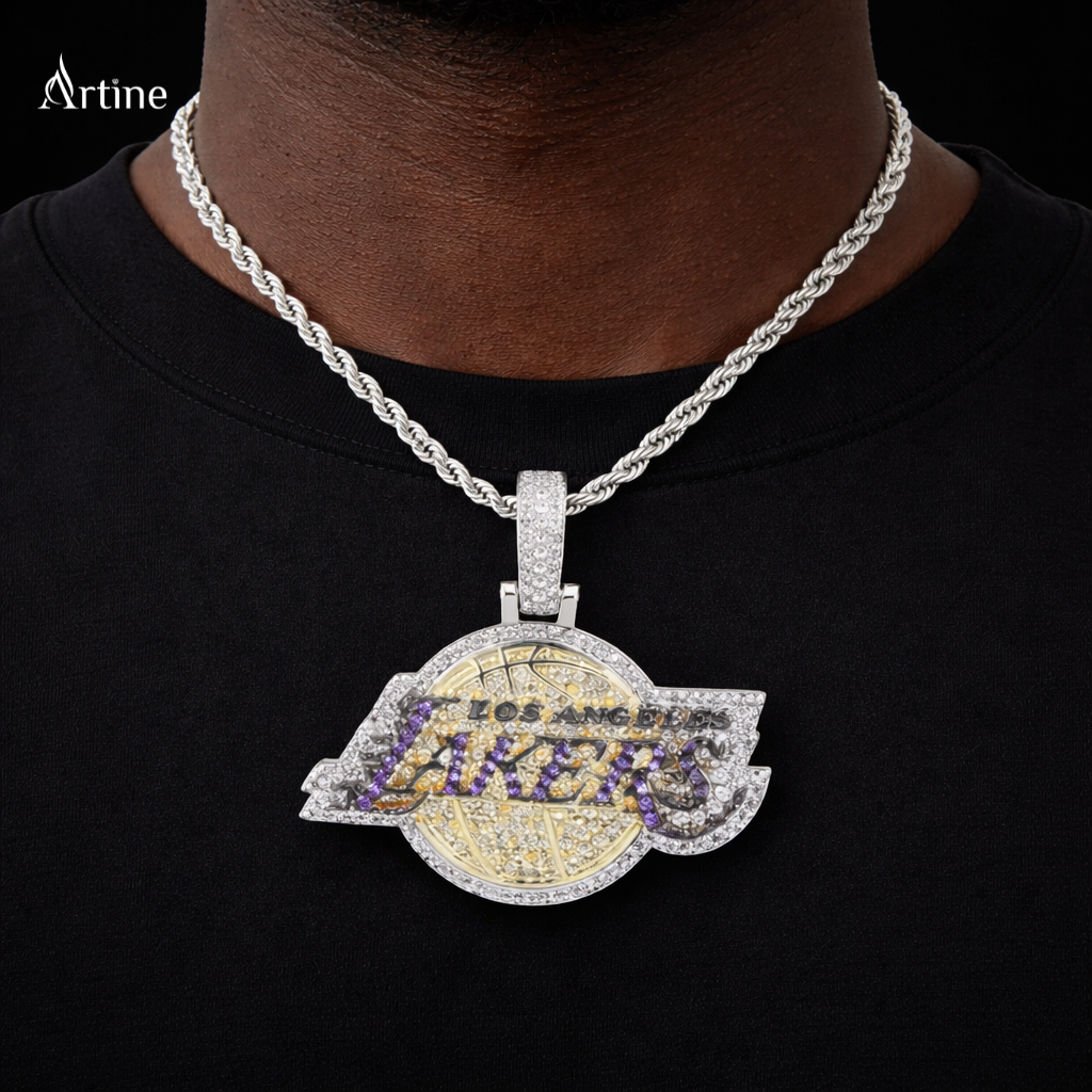 Purple Reign LA Championship Iced Pendant”
