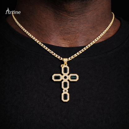 Midnight Royale Cross Pendant