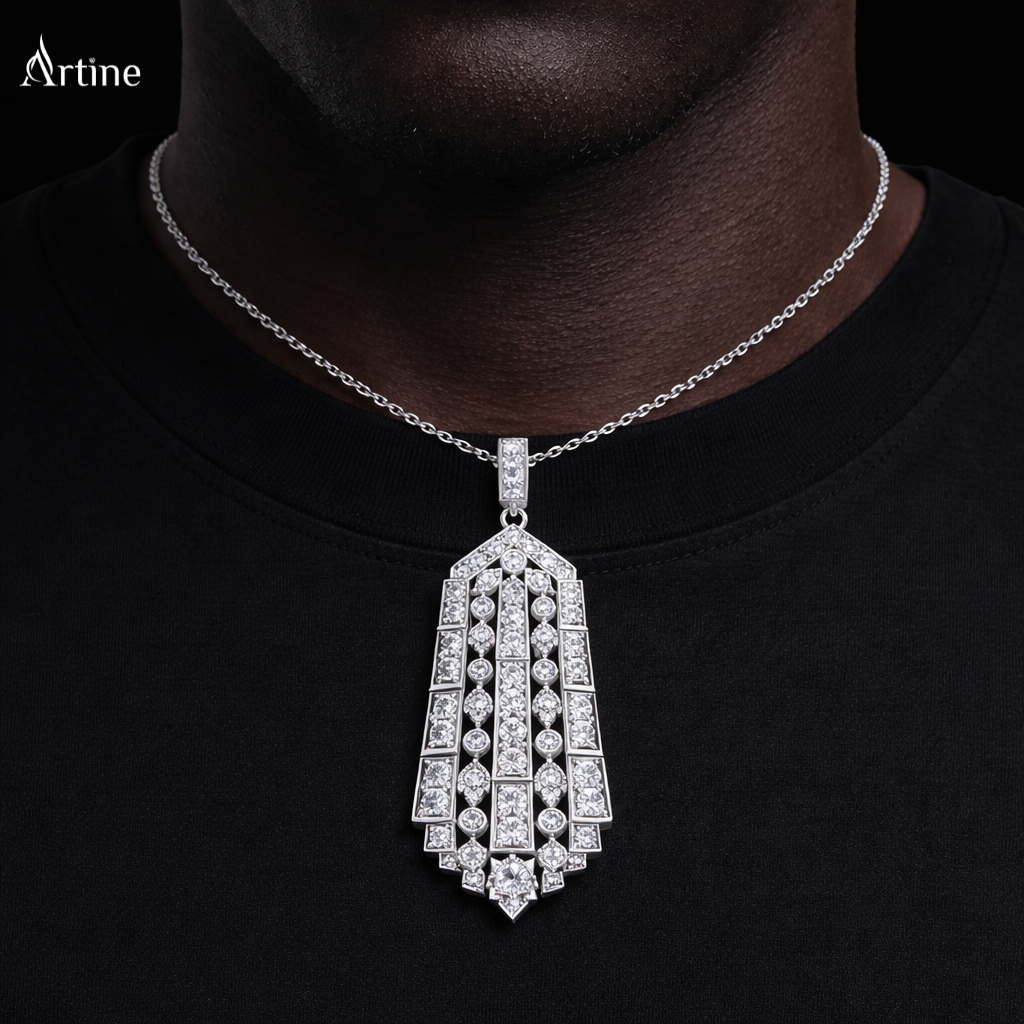 Midnight Royale Tie Pendant