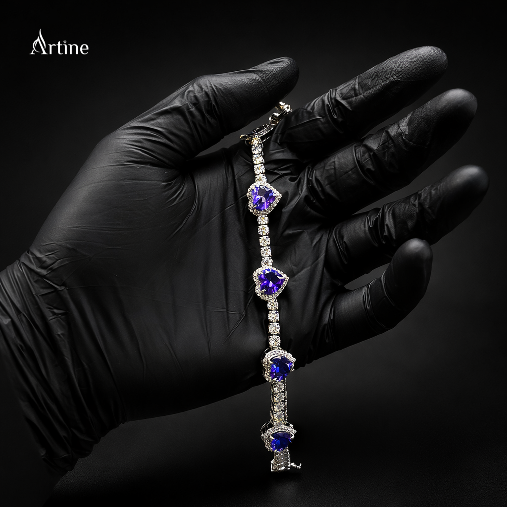 Violet Heart Radiance Bracelet