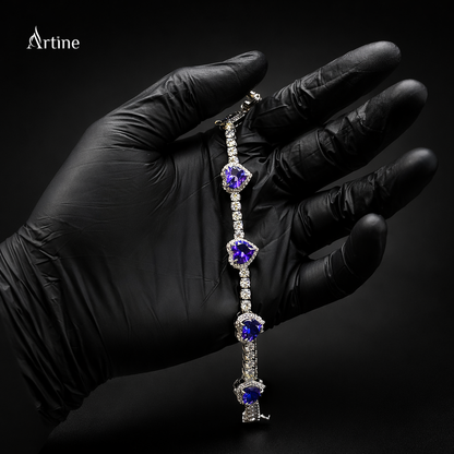 Violet Heart Radiance Bracelet