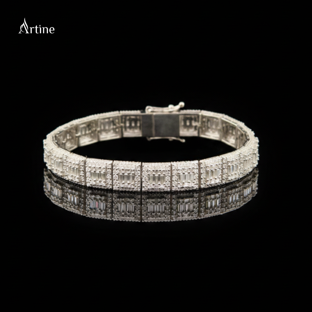 Regal Baguette Diamond Bracelet