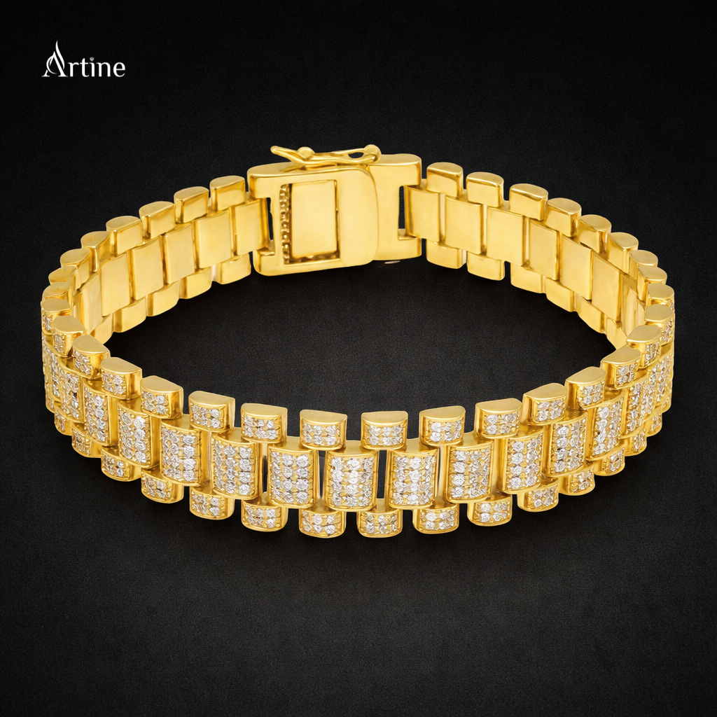 Golden Royale Diamond Bracelet