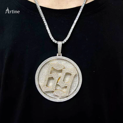 Iced 69 Medallion Pendant