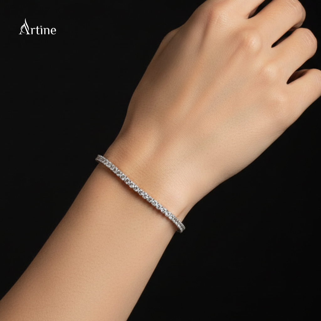 Starlight Diamond Tennis Bracelet