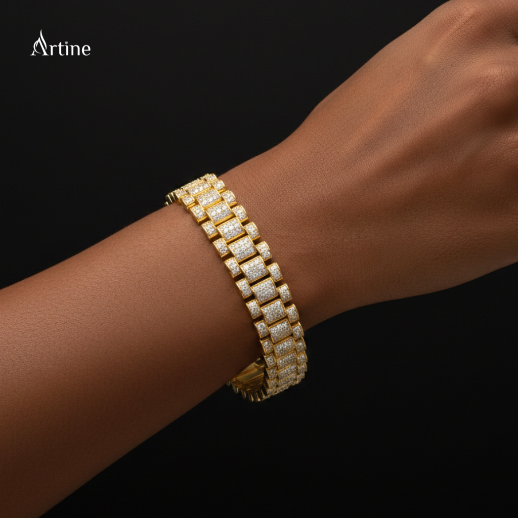 Golden Royale Diamond Bracelet