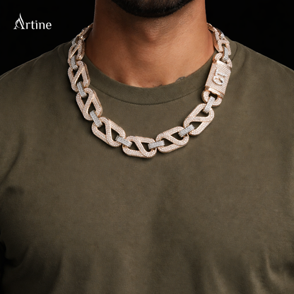 Imperial Diamond-Link Luxury Chain Necklace