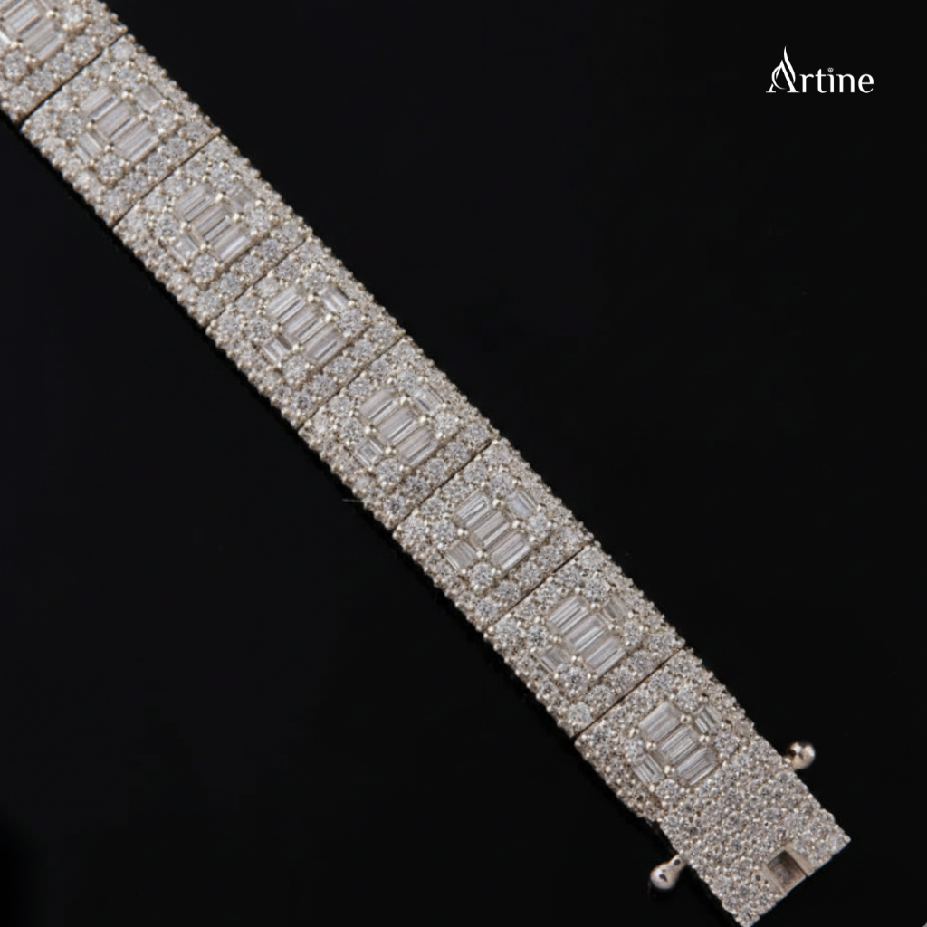 Regal Baguette Diamond Bracelet