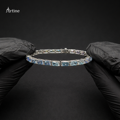 Ocean Ombre Sapphire Tennis Bracelet