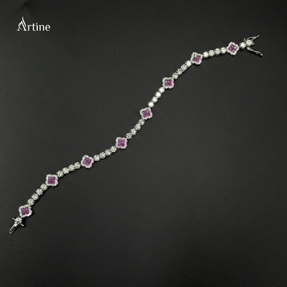 Rose Radiance Halo Bracelet