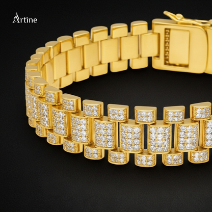 Golden Royale Diamond Bracelet