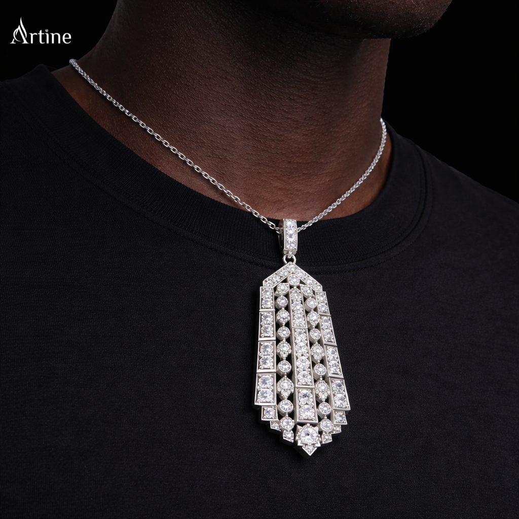 Midnight Royale Tie Pendant