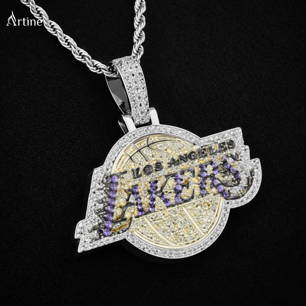 Purple Reign LA Championship Iced Pendant”