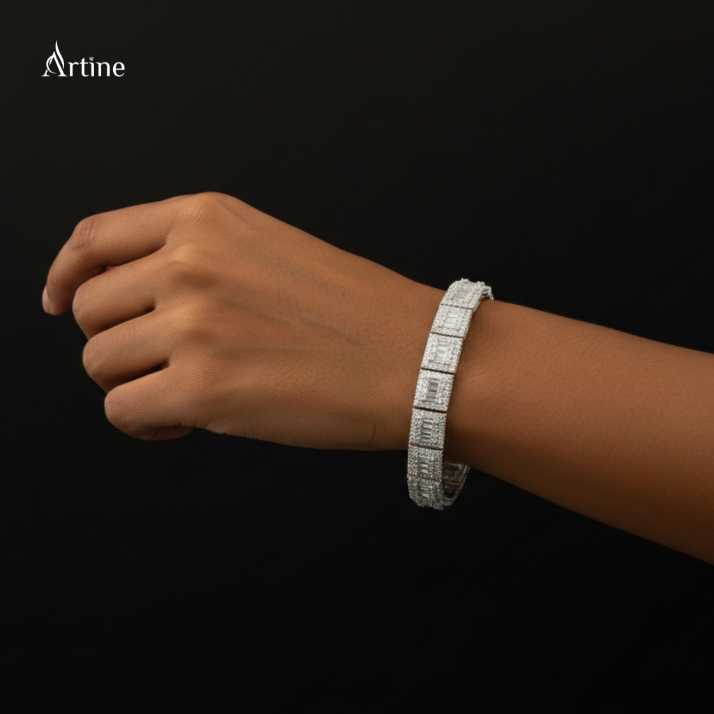 Regal Baguette Diamond Bracelet
