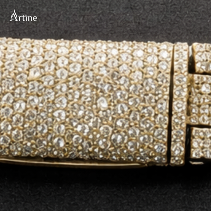 Heavy Iced Cuban Link Chain Necklace | 925 Sterling Silver Luxury Jewelry