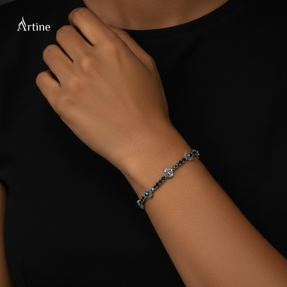 Midnight Noir Halo Bracelet