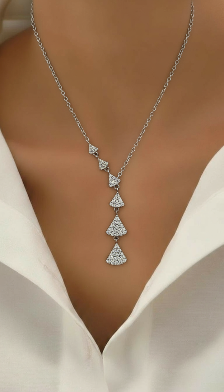 Corn Silver Necklace