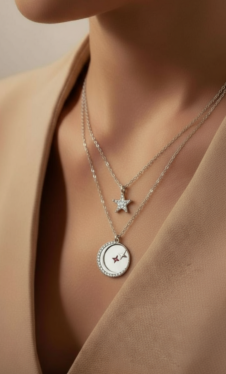 Elegant Sterling Silver Chain with Pendant