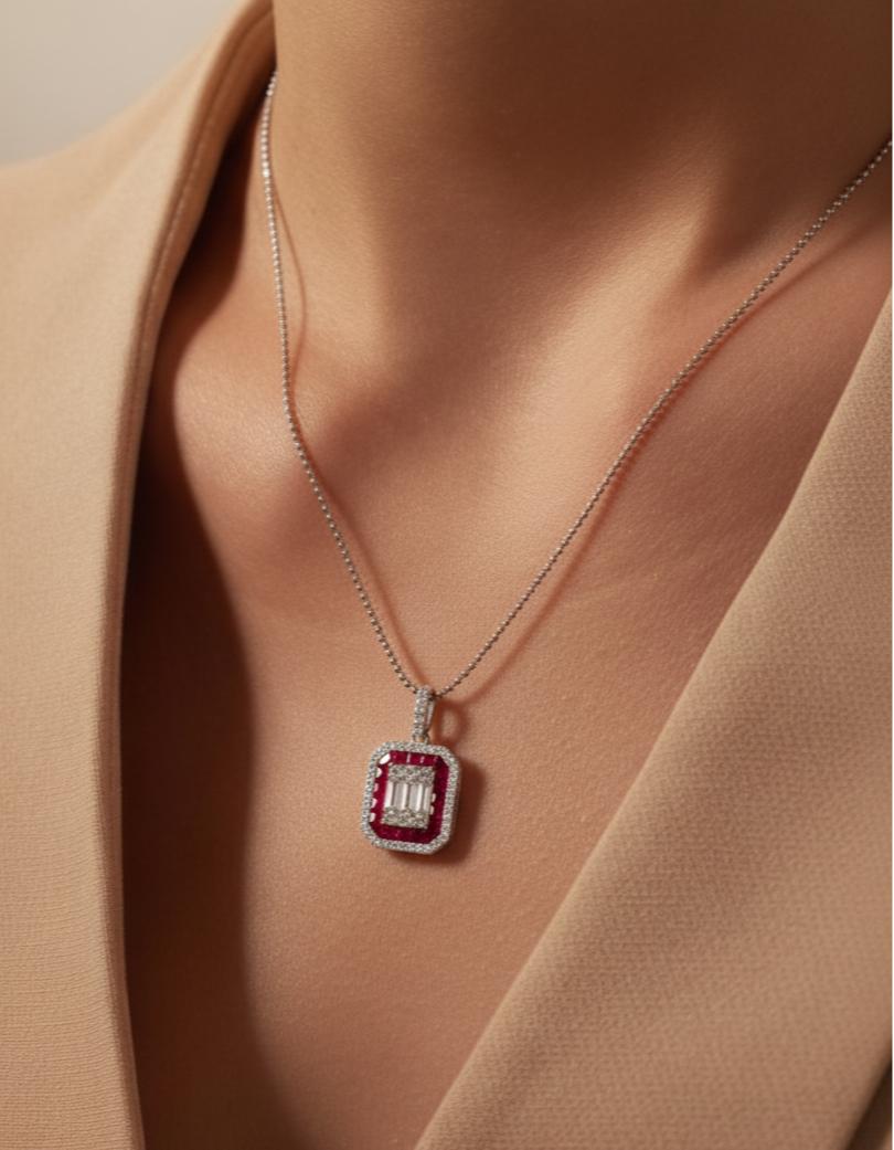 Elegant Gold Plated Pendant Chain