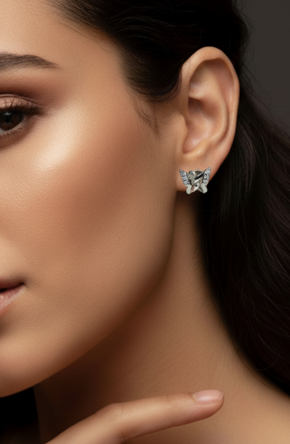 Modern Silver Geometric Earrings for Daily Wear