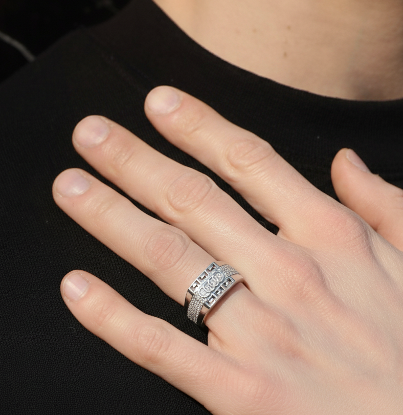 Daily Wear Silver Ring for Men