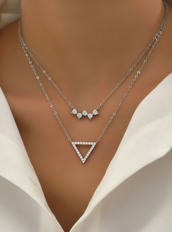 Minimalist Silver Chain Necklace