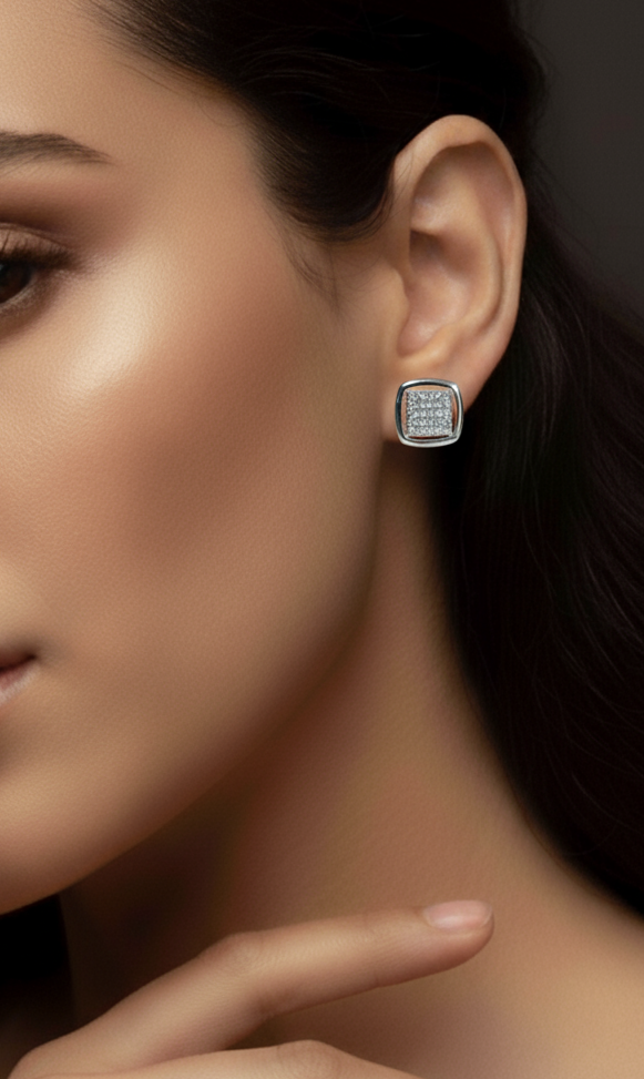 Minimalist Silver Threader Earrings