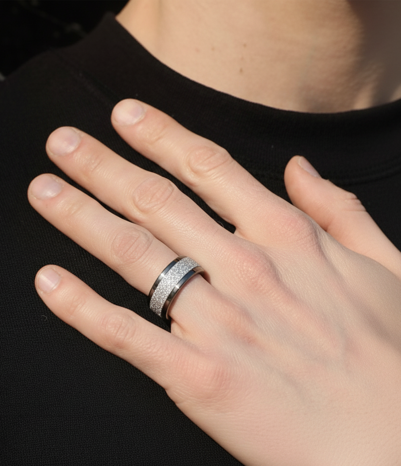 Classic Silver Ring for Men