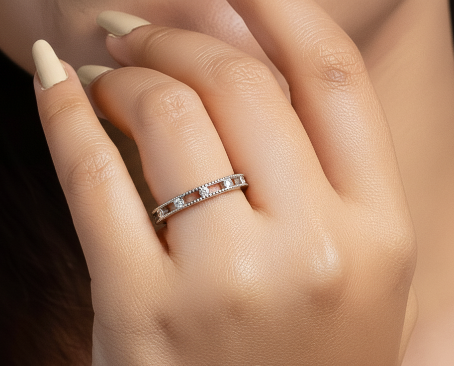 Glamour Party Ring for Girls